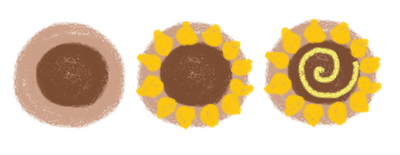 sunflower cookies