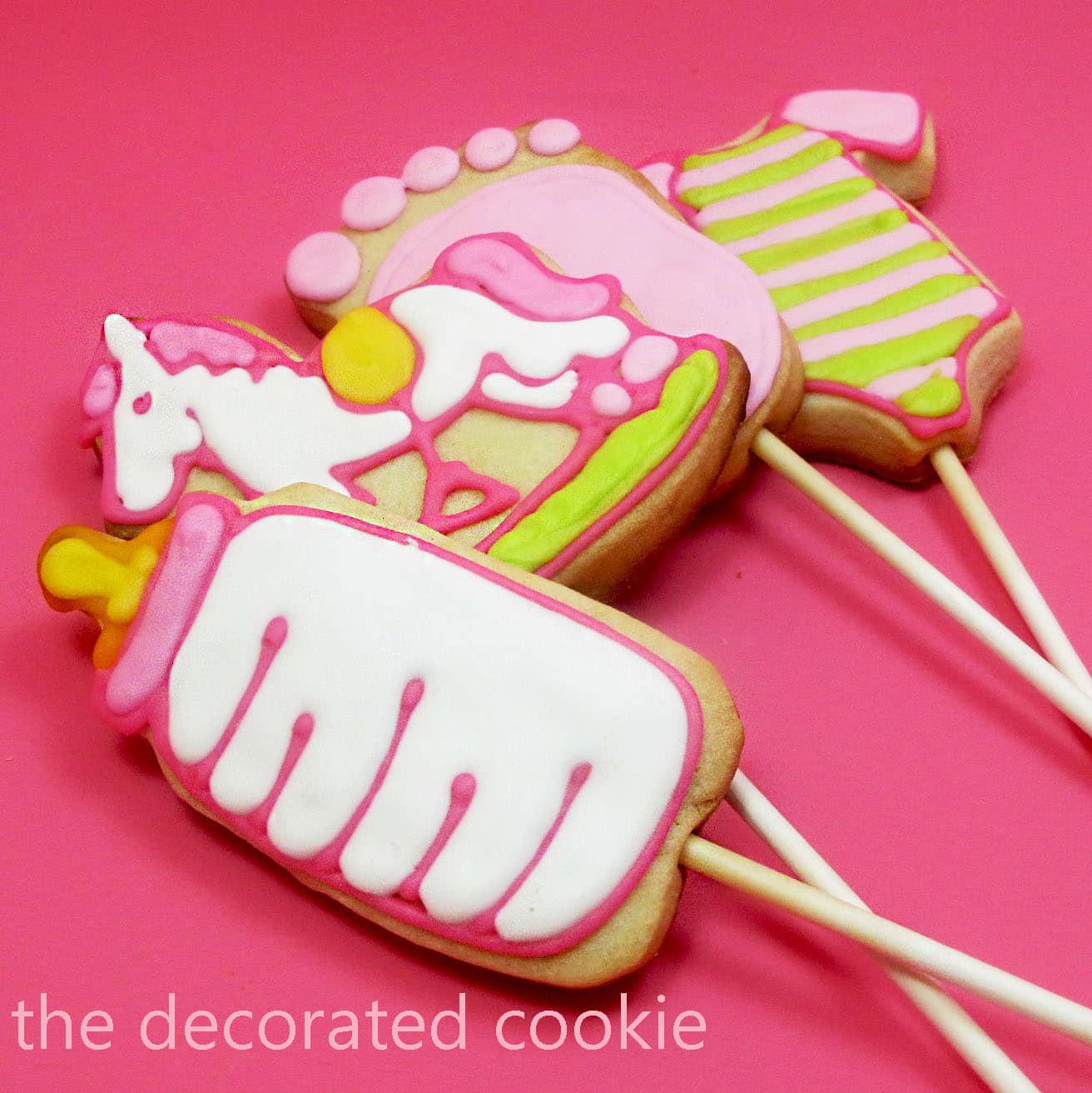 baby shower cookies | The Decorated Cookie