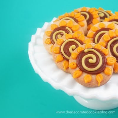 sunflower cookies