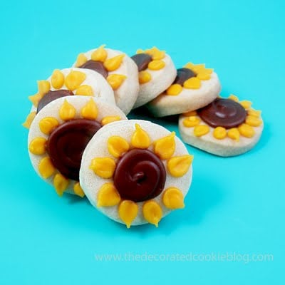 sunflower cookies