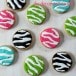 zebra print cookies