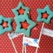 star cookie pops
