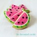 watermelon cookies