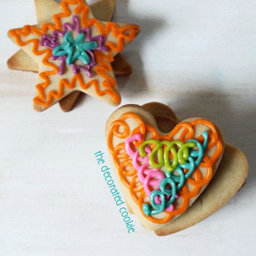 vegan cutout cookies and icing and kids' cookie decoratingThe