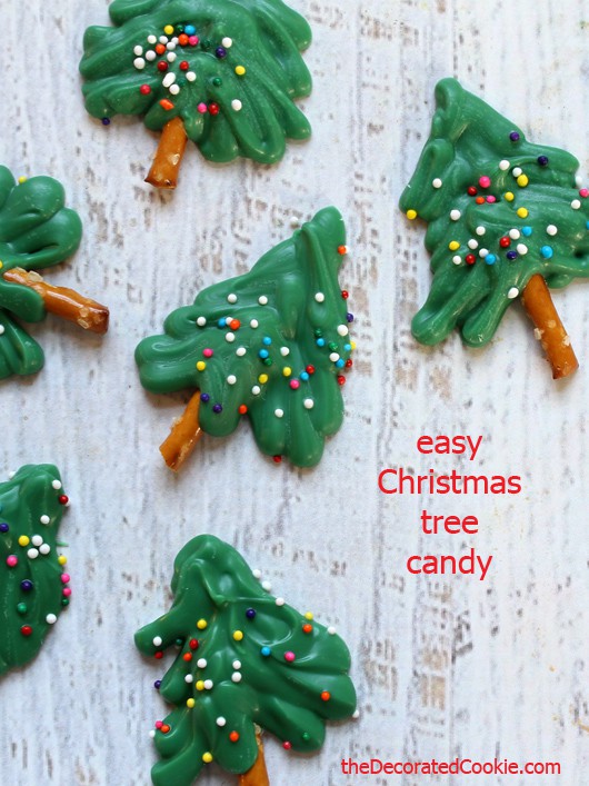 mini Christmas tree candyThe Decorated Cookie