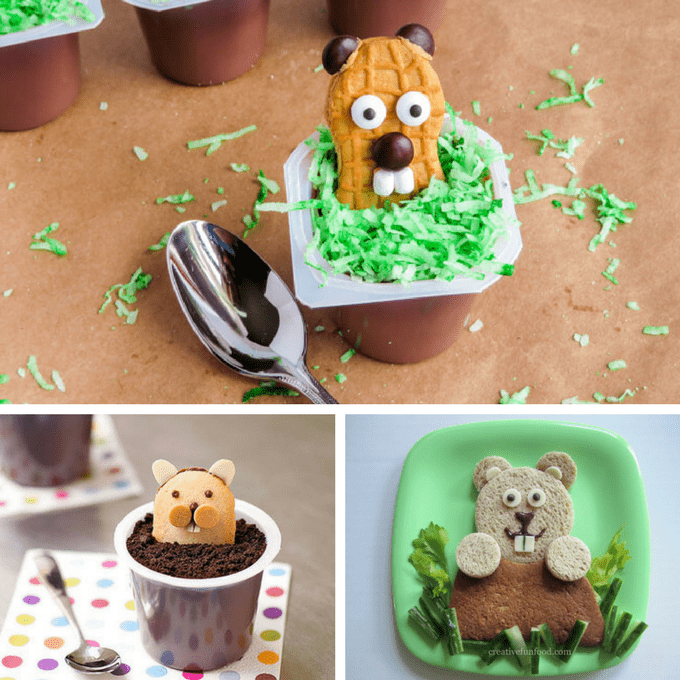A roundup of 12 Groundhog Day fun food ideas to celebrate