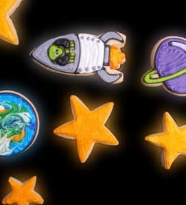outer space cookies! #cookiedecorating