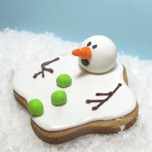 the ORIGINAL melting snowman cookie 