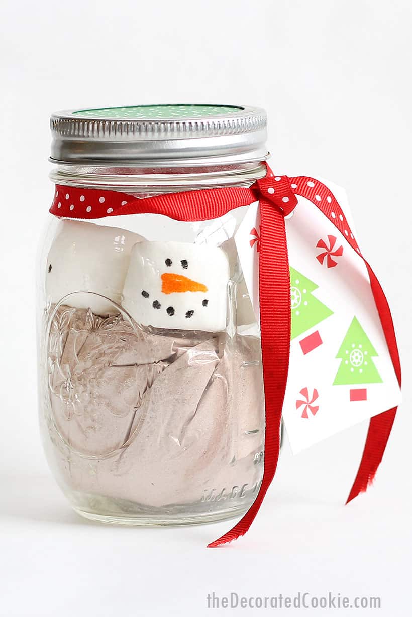 mason jar hot chocolate 