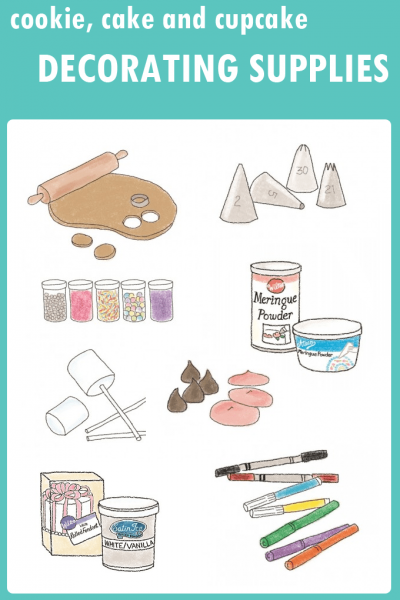 cookie decorating supplies, what you need and where to find them