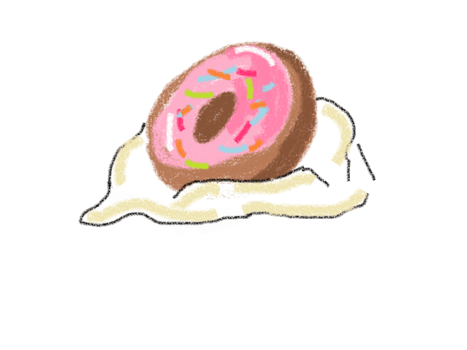 Doughnut art: Donuts painted by famous artists. (Or so imagined.)