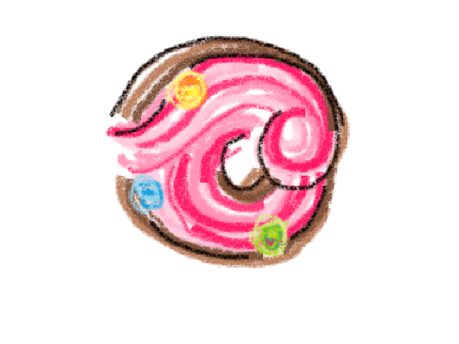 Doughnut art: Donuts painted by famous artists. (Or so imagined.)