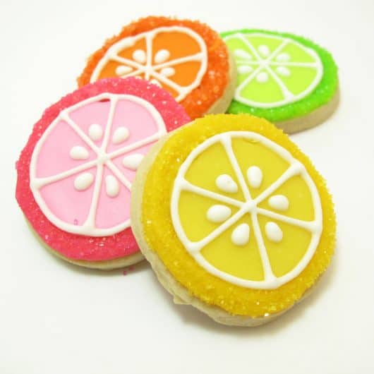 LEMONADE COOKIES how to decorate fun cookies for summer.