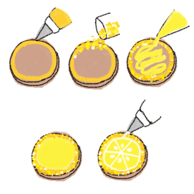 Lemonade Cookies: how to decorate lemonade cookies, a fun summer treat idea #LemonadeCookies #SummerCookies 