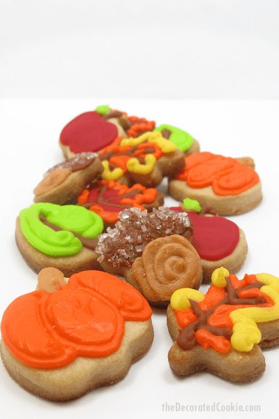 mini fall cookies