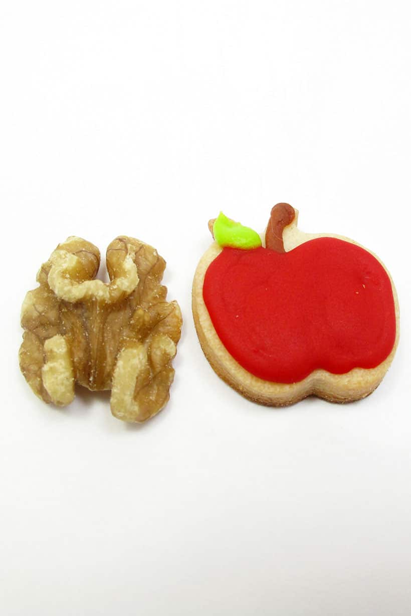 mini apple cookie