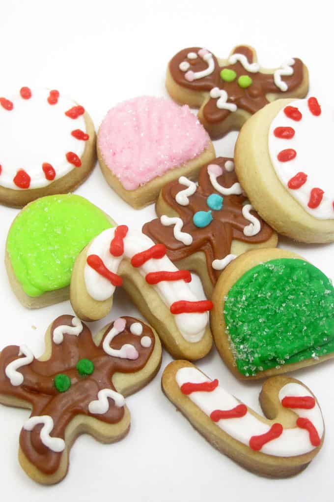 Mini Christmas candy cookies