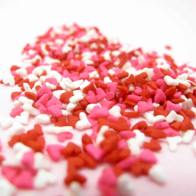 Heart sprinkles 