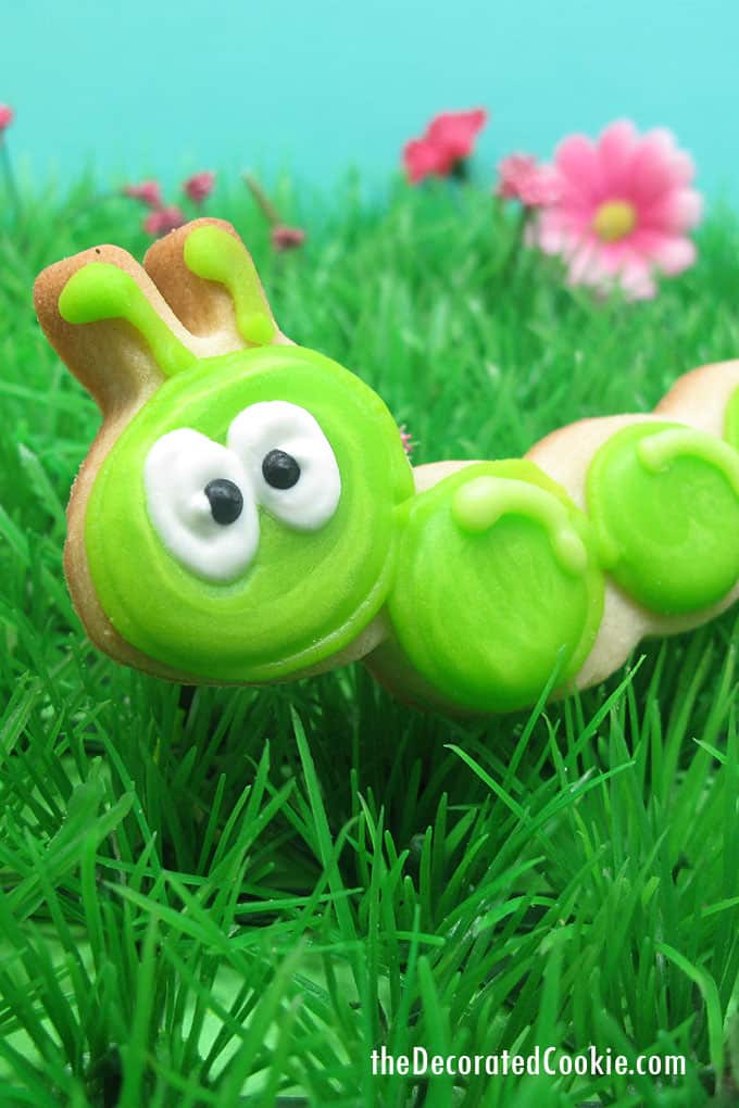 caterpillar cookie 