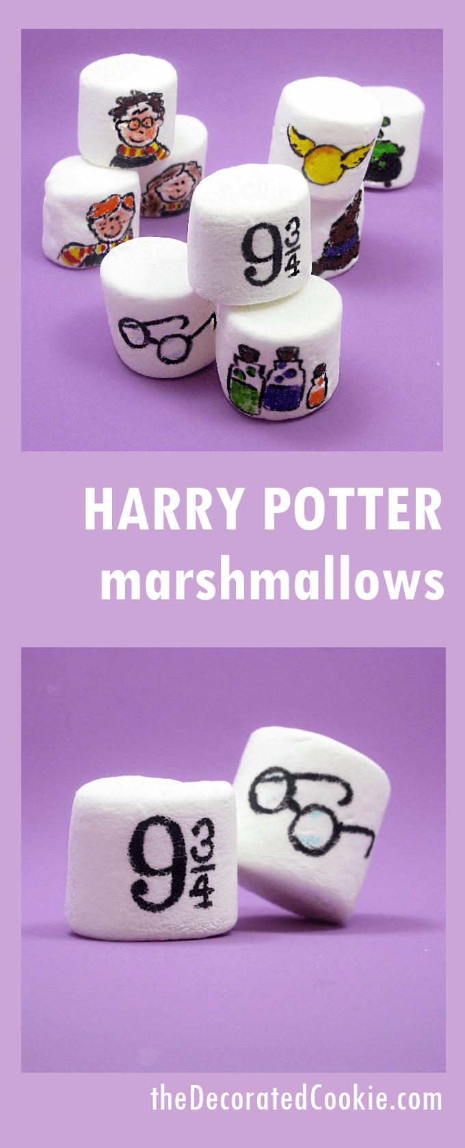 Harry Potter marshmallows -- how to use food writers 