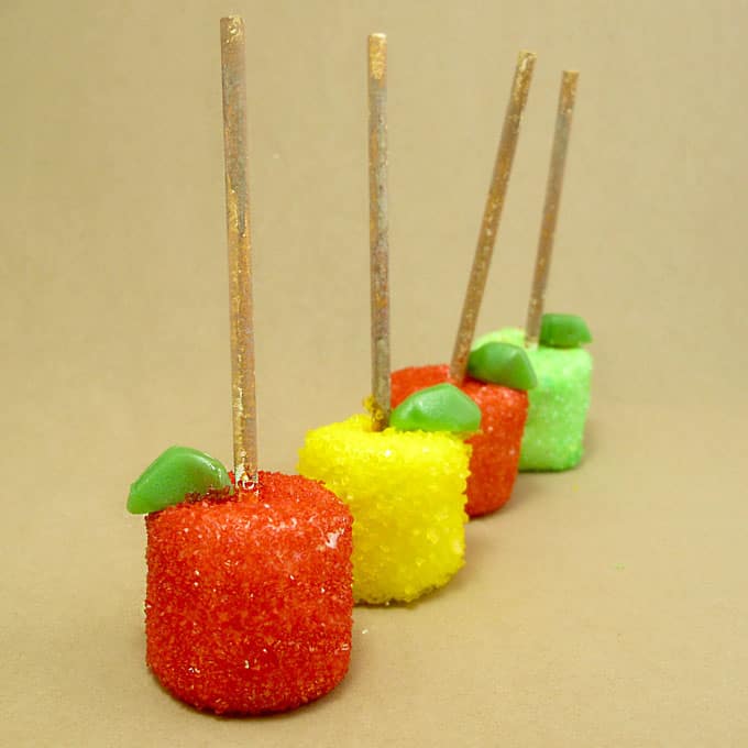  Fall marshmallow pops 