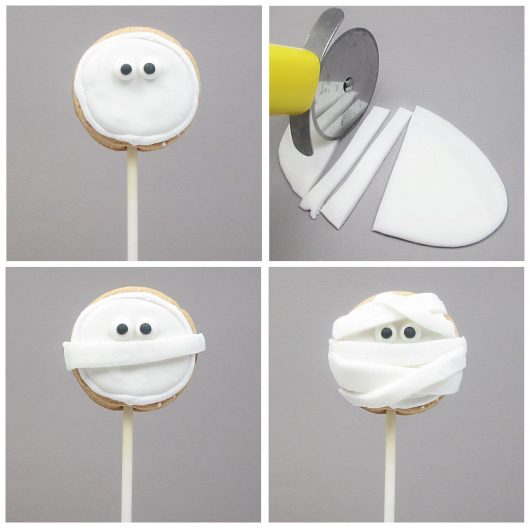 mummy cookie pops