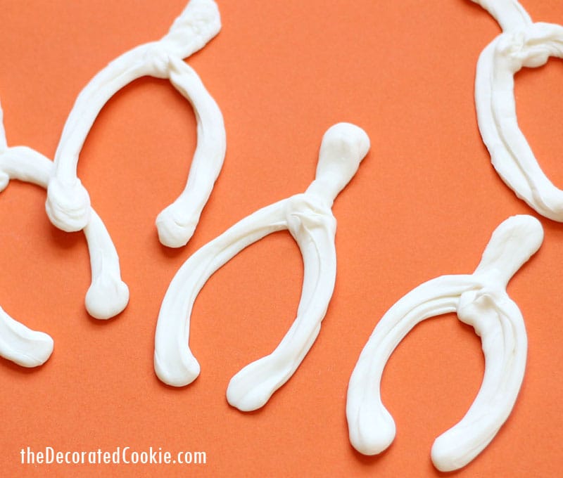 white chocolate wishbones 