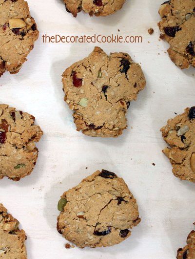 healthy trail mix cookies
