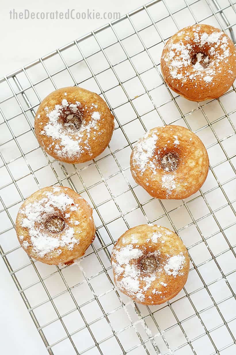 BABYCAKES DONUT MAKER RECIPE -- easy, mini baked donuts