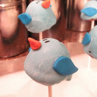 bluebird brownie pops 