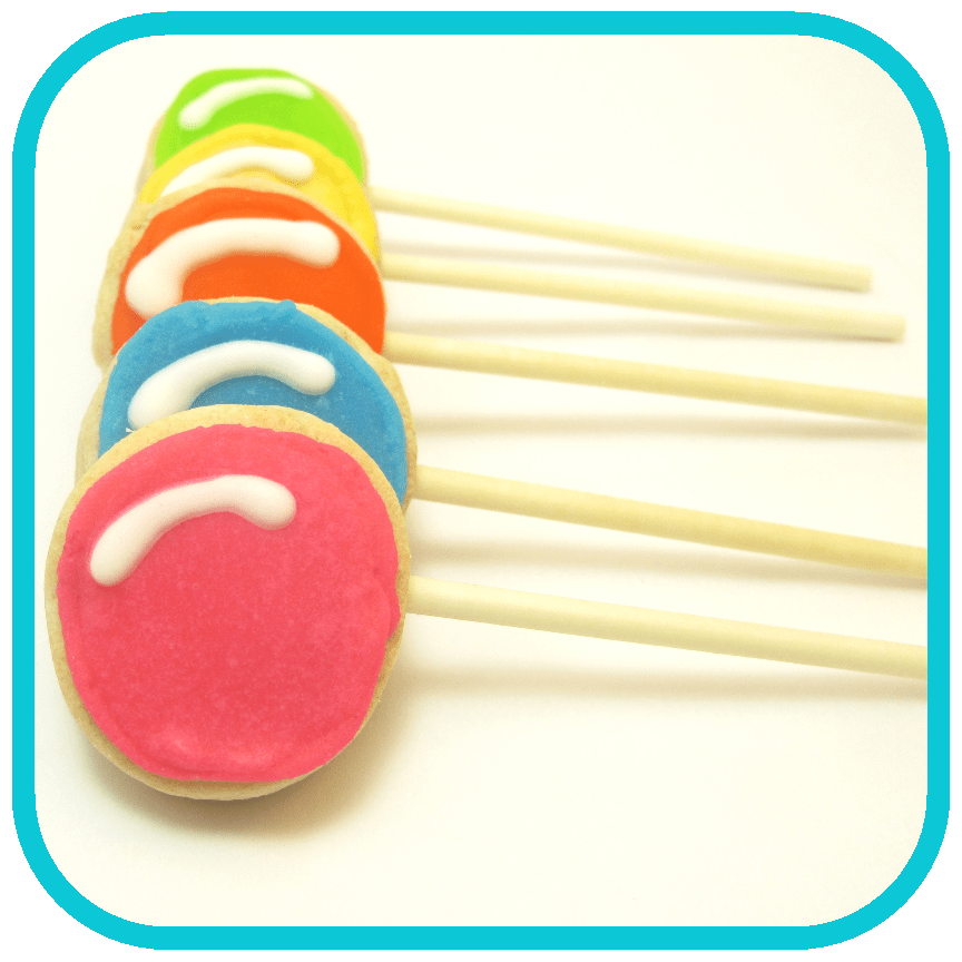 dum dum lollipop cookie pops