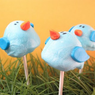 bluebird brownie pops 