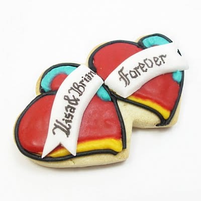 tattoo cookies for wedding favors 