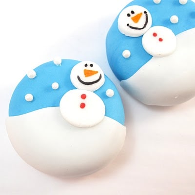 snowman Oreo Cakesters