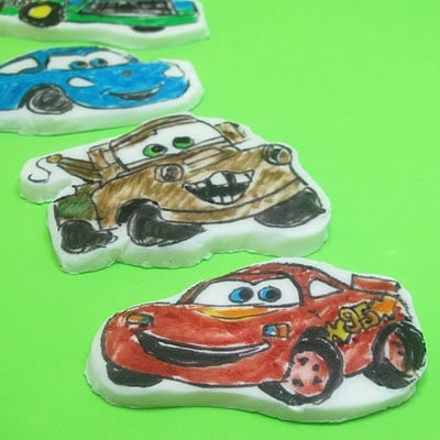 Cars cupcake toppers
