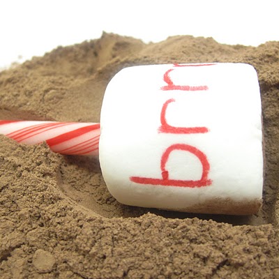 hot cocoa marshmallow stirrers