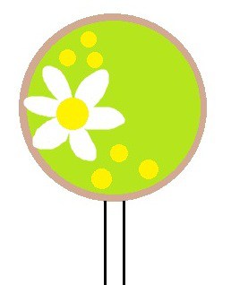 daisy cookie pops