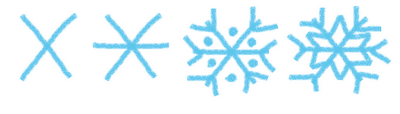 how to draw a snowflake 