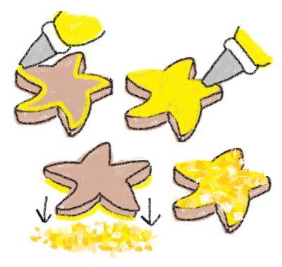 easy starfish cookies for summer dessert 