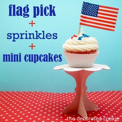 4th of july cupcakes 