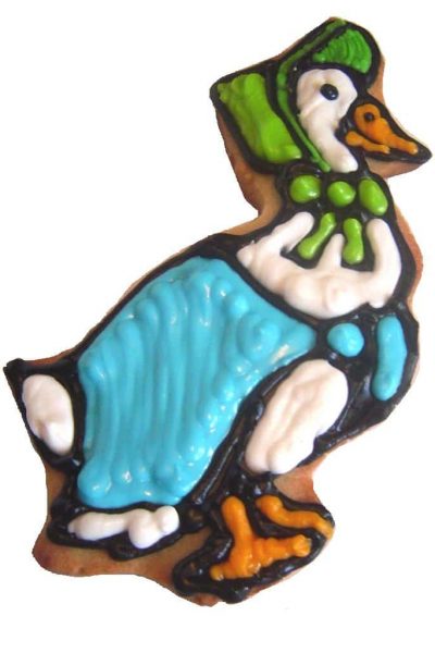 Mother Goose cookie - the decorated cookie
