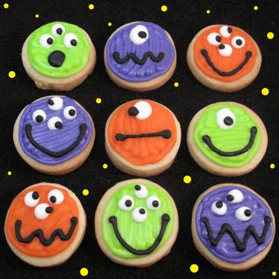 monster face cookies