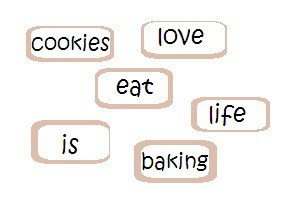 magnetic poetry kit cookies