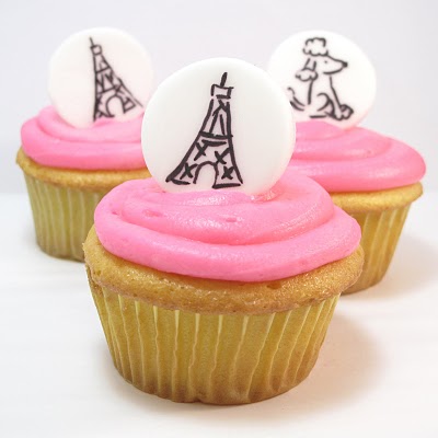 Paris cupcakes