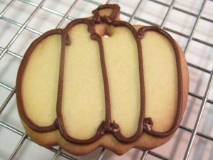 pumpkin cookies placecards 