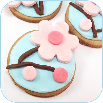 cherry blossom cookies