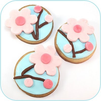 cherry blossom cookies