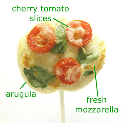 pizza pops-- pizza on a stick 