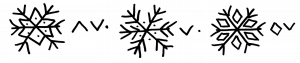 how to draw a snowflake 