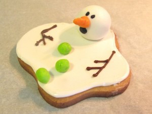 the ORIGINAL melting snowman cookie 